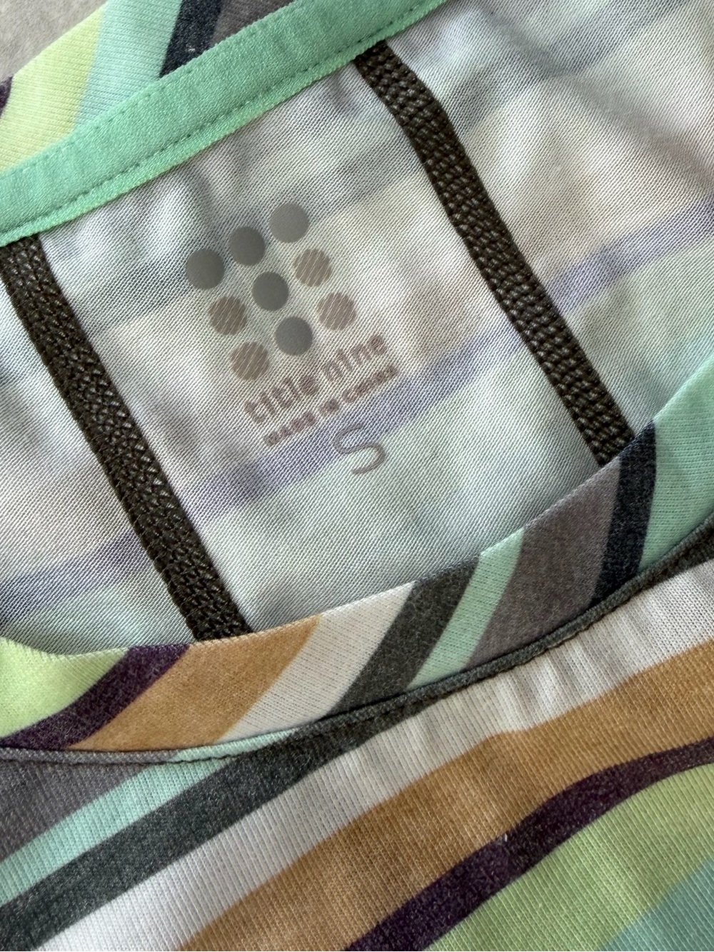 Title Nine Striped Athletic Tank Top Size Small - Picture 3 of 3